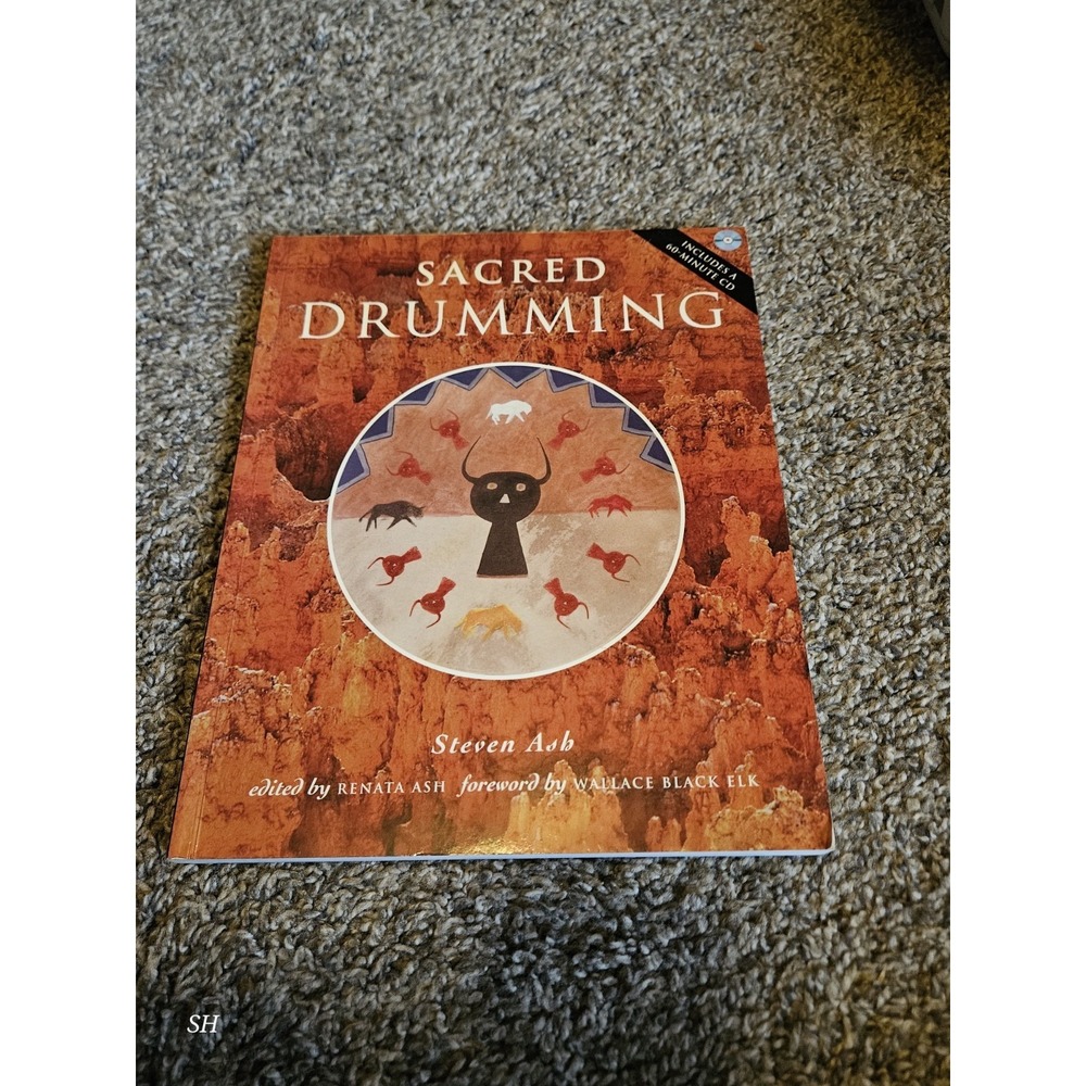 Sacred Drumming Steven Ash Book Meditation Shamanic Native American Spiritual
